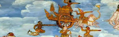Trong hai tác phẩm sử thi trên, Vimanas được mô tả là vũ khí tối tân thậm chí còn xuất hiện các vụ nổ hạt nhân trong một trận đánh lớn thời cổ đại.