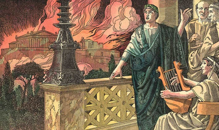 Nhiều sử gia còn cho rằng bạo chúa Nero chính là người gây ra trận hỏa hoạn lớn ở Rome năm 64. Thảm kịch này khiến nhiều người thương vọng và thiệt hại về kinh tế rất lớn.
