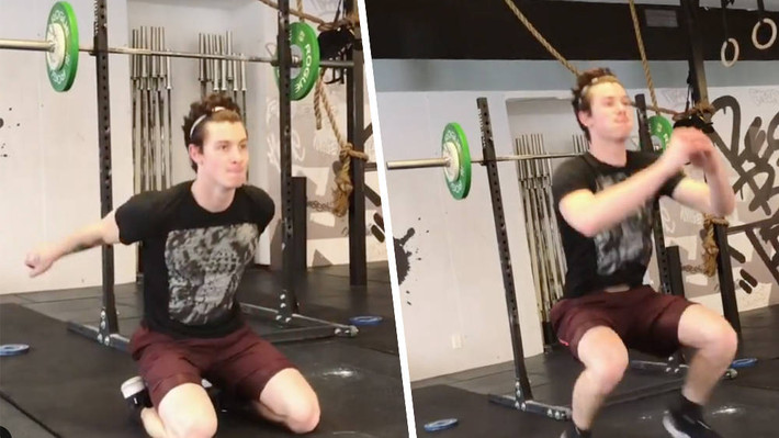 Trang cá nhân của nam ca sĩ 23 tuổi thường xuyên đăng các tấm ảnh tập luyện trong phòng gym.