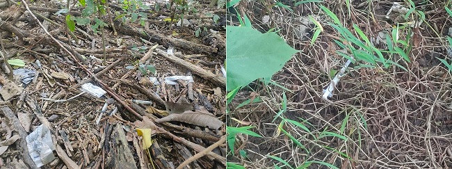 Đầy rẫy bơm kim tiêm bỏ lại khắp khu biệt thự tiền tỷ tại Khu đô thị mới Cầu Bươu và trở thành nỗi ám ảnh của những người dân sống quanh khu vực trên.