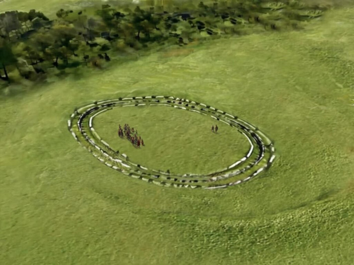 Các chuyên gia cũng đặt ra nghi vấn bãi đá cổ Stonehenge có thể đã "sao chép" di chỉ Flagstones. Vì vậy, họ cho rằng cần xem xét lại Stonehenge để có đánh giá chính xác về công trình cổ xưa này. Ảnh: Archaeology News Online Magazine.