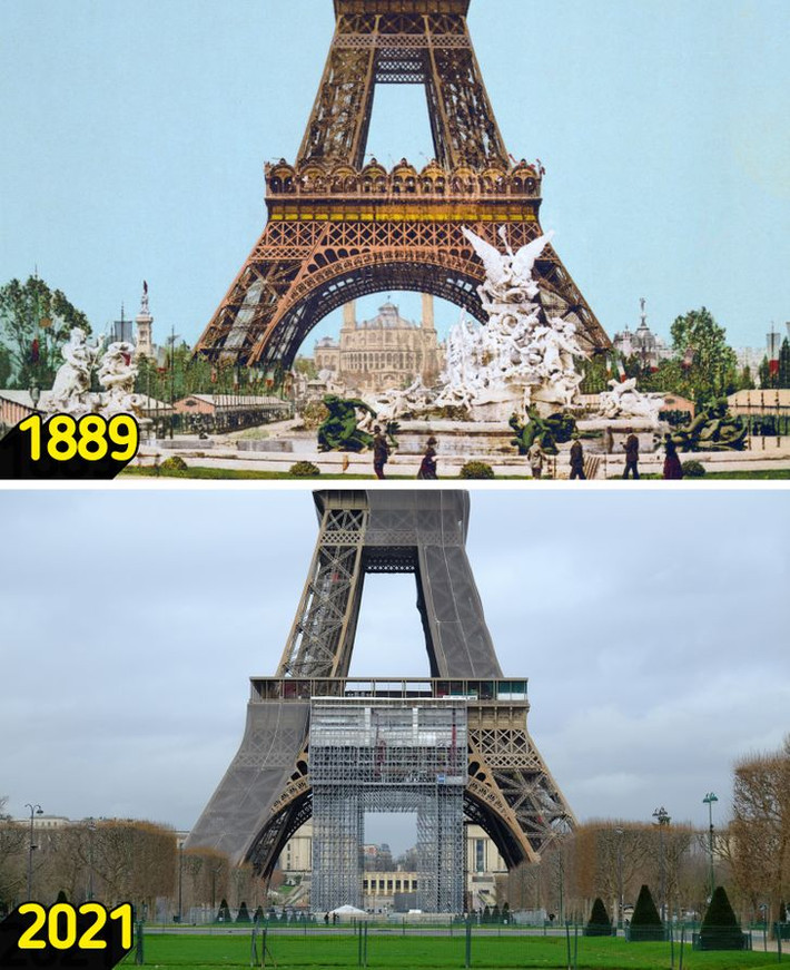 Tháp Eiffel - công trình mang tính biểu tượng của thủ đô Paris, Pháp sở hữu vẻ đẹp kỳ vĩ thách thức thời gian.