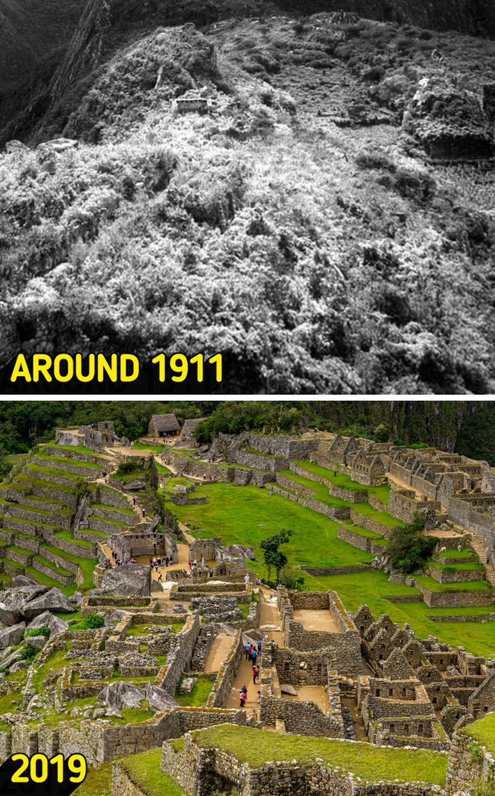 Thánh địa Machu Picchu là một trong những di tích của đế chế Inca ở Peru.