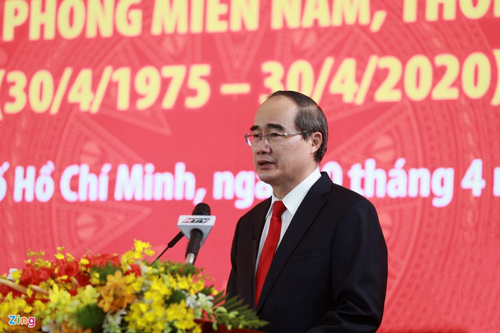 Bí thư Thành uỷ TP.HCM Nguyễn Thiện Nhân đánh giá thành công của chiến dịch Hồ Chí Minh lịch sử là một trang sử hào hùng của đất nước ta, là bước ngoặt vĩ đại của dân tộc, đưa nước ta vào kỷ nguyên mới.