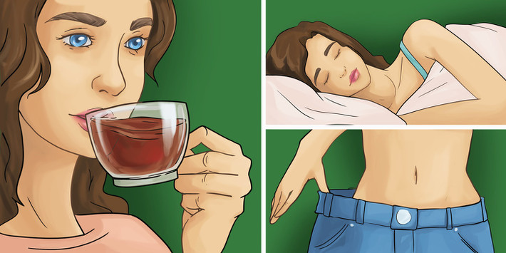 Uống trà thảo mộc: Trà thảo mộc không chỉ tốt cho sức khỏe mà còn giúp bạn ngủ ngon giấc hơn. Trà quế giúp chống viêm và ngăn ngừa đầy hơi vào buổi sáng. Trà bạc hà làm giảm sự thèm ăn và giúp bạn tránh ăn vặt. Trà hoa cúc cải thiện tiêu hóa và giúp thư giãn thần kinh. Ảnh: BS.