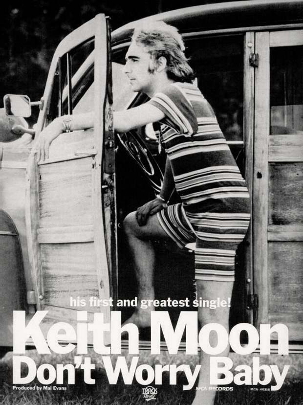 Ngày 4/1/1970, Keith Moon, tay trống của ban nhạc rock The Who của Anh quốc, vô tình đâm bạn kiêm vệ sĩ đến chết bằng chính chiếc xe của mình. Sau khi điều tra, cảnh sát kết luận cái chết của bạn Keith là một tai nạn và anh không bị kết án.