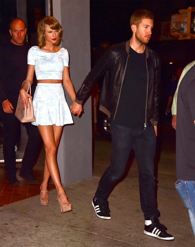 Dù chỉ chia tay mối tình 15 tháng với Calvin Harris chưa đầy hai tuần, Taylor đã cặp kè với anh chàng diễn viên Anh quốc. Chính vì vậy mà cô bị tình cũ buộc tội cắm sừng anh bởi khi cô phải lòng Tom thì quan hệ giữa Taylor và Calvin vẫn chưa bị sứt mẻ.