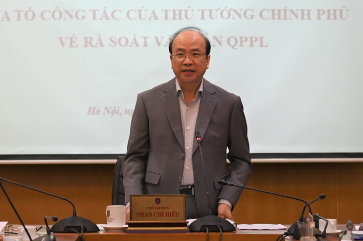 Ông Phan Chí Hiếu, Thứ trưởng Bộ Tư pháp;