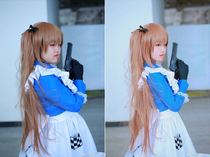Cosplayer này đã lột xác hoàn toàn, trở thành một "nữ thần truyện tranh" đúng như mong muốn nhờ phần mềm photoshop. (Nguồn Youthwant).