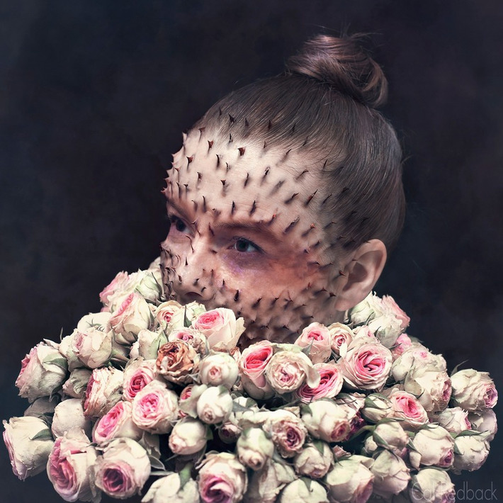 Thậm chí, những người mắc phải chứng trypophobia, hội chứng sợ lỗ, ngay sau khi xem những tác phẩm của Red Calback đã có một ý thức mạnh mẽ rằng muốn hủy hoại tác phẩm của người nghệ sĩ này. (Nguồn Sina)