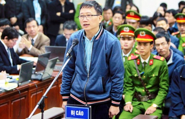 Trịnh Xuân Thanh: Trịnh Xuân Thanh, nguyên Chủ tịch HĐQT, nguyên Tổng Giám đốc Công ty cổ phần xây lắp dầu khí (PVC) và đồng phạm đã có hành vi "cố ý làm trái quy định của Nhà nước về quản lý kinh tế gây hậu quả nghiêm trọng" và "tham ô tài sản", xảy ra tại PVC. Trịnh Xuân Thanh đã chỉ đạo cấp dưới ký hợp đồng trái phép, để nhận tạm ứng tiền từ PVN và sử dụng hơn 1.115 tỷ đồng trong số tiền tạm ứng này vào mục đích khác, không đưa vào Dự án Nhà máy nhiệt điện Thái Bình 2, gây thiệt hại cho Nhà nước số tiền gần 120 tỷ đồng. Ngoài ra, Trịnh Xuân Thanh đã chỉ đạo lập khống hồ sơ, rút 13 tỷ đồng từ Ban điều hành Dự án Vũng Áng – Quảng Trạch để chia nhau sử dụng cá nhân.