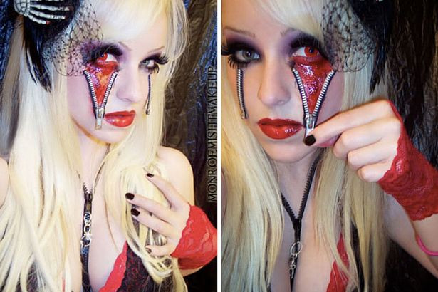 Thoạt nhìn thôi cũng đủ ám ảnh cả ngày. Ảnh: Monroe Misfit Makeup.