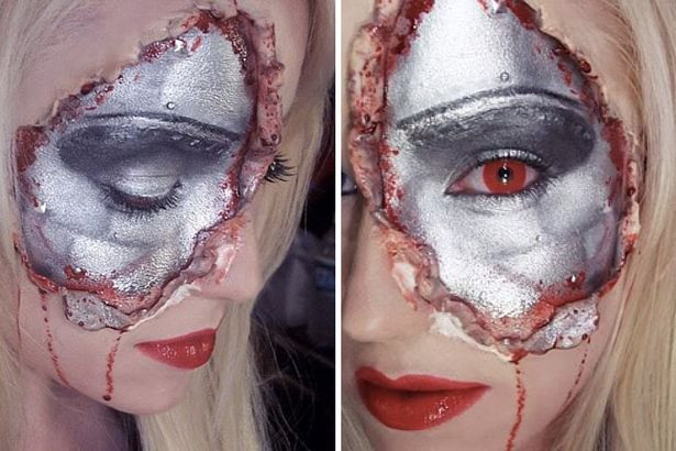 Nhưng liệu bạn có đủ can đảm để hóa trang khuôn mặt như vậy? Ảnh: Monroe Misfit Makeup.