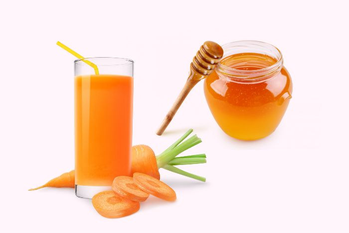 Tắm trắng với cà rốt: Sự kết hợp giữa mật ong, cà rốt, sữa chua là cách làm kem trắng da toàn thân hiệu quả và cực đơn giản cho bất cứ chị em nào không có điều kiện đến spa. Cách làm: Xay nhuyễn cà rốt. Trộn đều hỗn hợp cà rốt, sữa chua và mật ong với hàm lượng cân bằng, vừa đủ. Thoa đều lên da và để yên trong 30 phút. Ảnh: Natureloc.