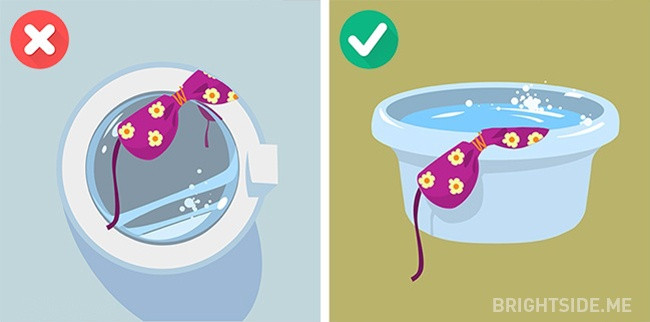6. Giặt đồ bơi bằng máy giặt: Trang phục tắm cũng như những trang phục thể thao hoặc các trang phục làm bằng chất spandex không nên giặt bằng máy giặt. Vì chất spandex có độ co giãn cao, giặt bằng máy có thể làm đồ bơi bị dão, hỏng. Ảnh: BS.