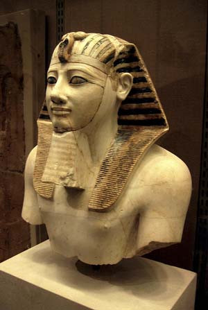 Ngoài ra, pharaoh thường đội tóc giả. Vào thời cổ đại, những bộ tóc giả này không được vệ sinh sạch sẽ nên có thể có rận, ký sinh trùng...