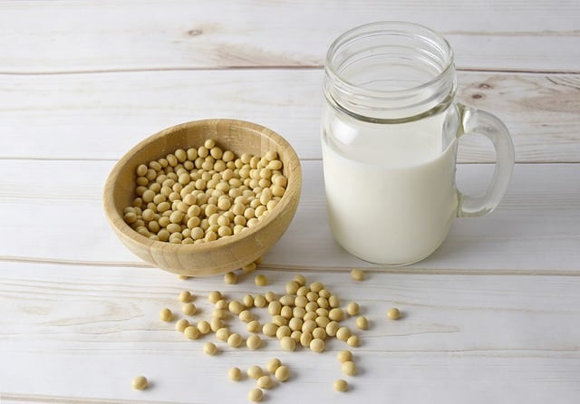 Đậu nành không chỉ giàu protein, mà còn là thực phẩm cung cấp chất béo không bão hòa và chất béo không bão hòa đơn rất quan trọng, vì vậy có rất nhiều người dùng đậu nành để thay thế thịt. Bên cạnh đó, đậu nành còn có chứa isoflavone, chất xơ, khoáng chất v.v…, có thể hấp thụ những chất này khi uống sữa đậu nành, ăn tương đậu và đậu hũ…Ảnh: Shutterstock, Pixabay.