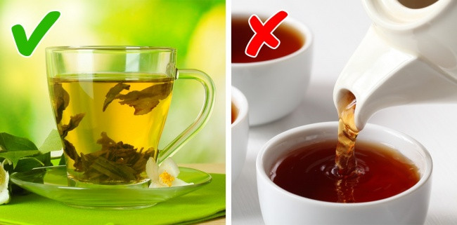 Trà xanh giàu polyphenol, giúp chống lại vi khuẩn gây ra mảng bám trên răng. Trong khi đó, trà đen chỉ làm ố màu răng vì chúng có chứa hàm lượng tanin cao. Ảnh: Pixabay.