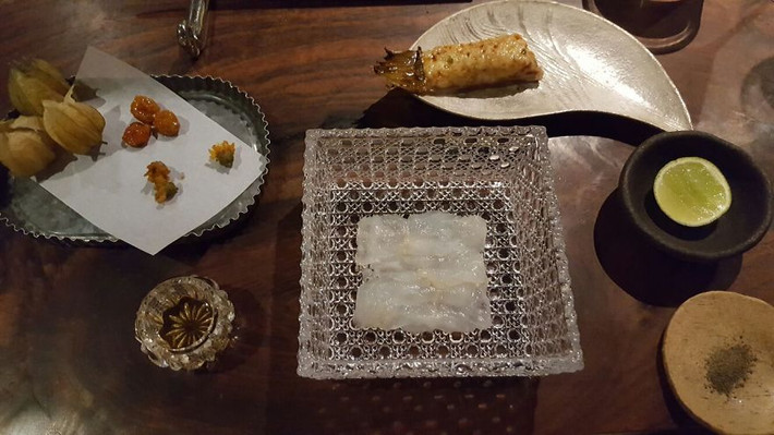 Hoptail đánh giá món sashimi rất ngon miệng. Ảnh: BP.