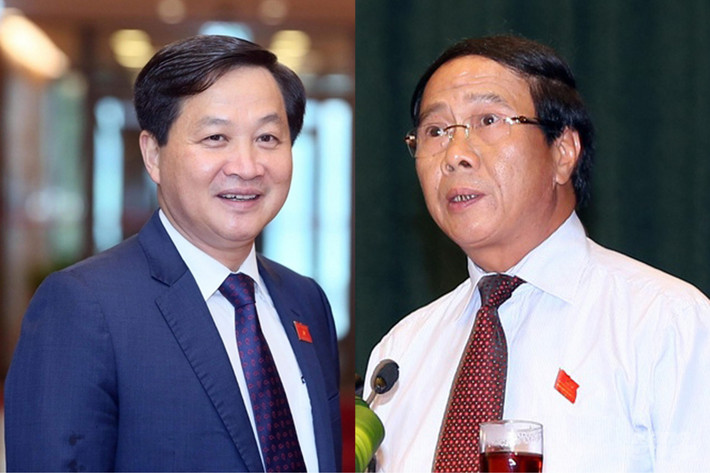 Theo đó, Tổng Thanh tra Chính phủ Lê Minh Khái và Bí thư Thành ủy Hải Phòng Lê Văn Thành được trình Quốc hội phê chuẩn bổ nhiệm làm Phó Thủ tướng Chính phủ.