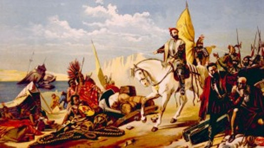 Vào thế kỷ 16, hầu tước Cortes biết đến đế chế Aztec thống trị vùng đất khá rộng lớn (ngày nay là lãnh thổ của Mexico và các vùng của Trung Mỹ). Ông muốn chinh phục đế chế này để giúp Tây Ban Nha có được số của cải khổng lồ cũng như mở rộng phạm vi ảnh hưởng.