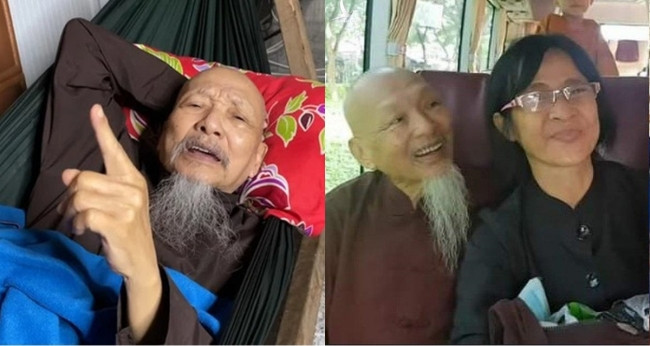 Bà Cúc là chủ của khu đất – nơi tự xưng là “Tịnh thất Bồng Lai” hay còn gọi là “Thiền am bên bờ vũ trụ”.