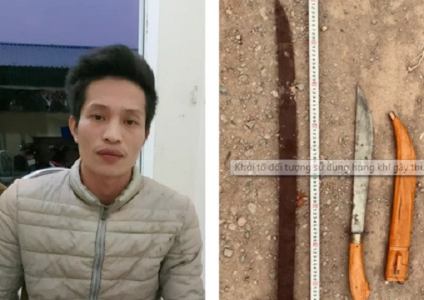 Không đeo khẩu trang, chém vào mặt cán bộ chốt kiểm soát COVID-19 ở vùng đỏ: Cơ quan CSĐT Công an huyện Tiên Lãng (Hải Phòng) vừa ra quyết định tạm giữ hình sự Bùi Văn Tư (SN 1989, trú xã Tiên Minh) để điều tra về hành vi chống người thi hành công vụ. Chiều 9/12, Tư điều khiển xe máy mang theo một thanh kiếm và một con dao. Khi qua chốt kiểm soát dịch ở thôn Phương Đôi, xã Tiên Minh, Tư bị cán bộ trực chốt dừng xe do không đeo khẩu trang. Tư không chấp hành còn cầm dao chém vào mặt, cầm gạch ném vào một thành viên chốt kiểm soát. Tư bị không chế sau đó. (Ảnh: NLĐ).