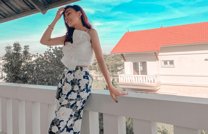 Bản thân cô cảm thấy thú vị và hào hứng khi xem lại mình trên màn ảnh.