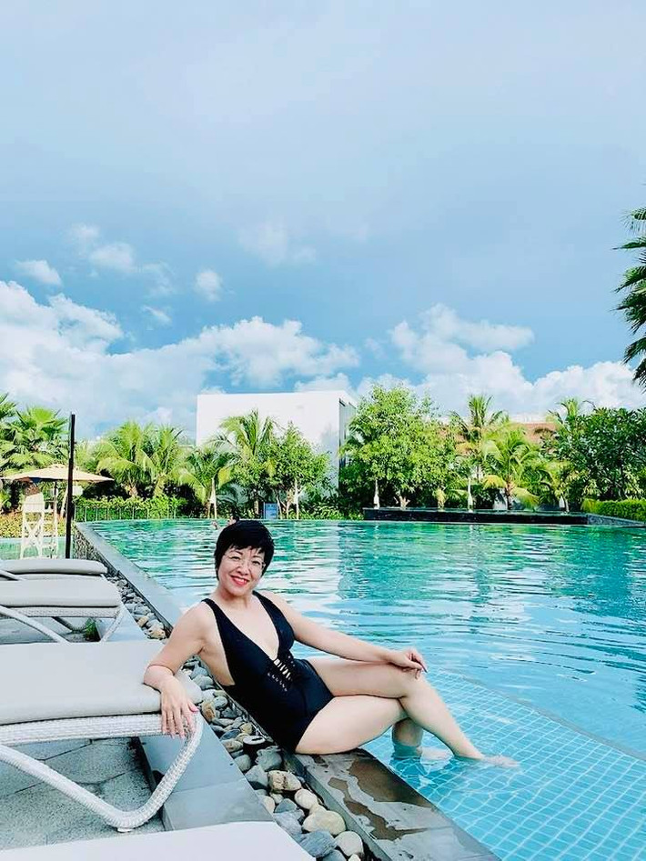 Ở tuổi 50, Thảo Vân vẫn xinh đẹp, trẻ trung.