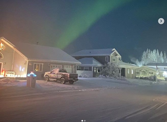 Fairbanks, Alaska, Mỹ: Từ tháng 11 đến tháng 2 hàng năm, nhiệt độ Fairbanks xuống tới -27 độ C. Cho dù là thời điểm nào trong năm, Fairbanks cũng không bao giờ thiếu vắng du khách. Ảnh: IG.