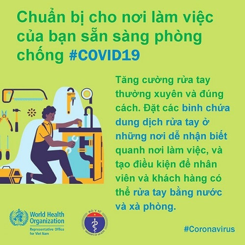 Rửa tay thường xuyên và đúng cách.