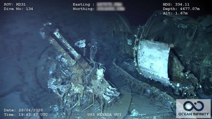 Từ đó, Hải quân Mỹ cho USS Nevada dừng hoạt động vào ngày 29/8/1946. Nó bị đánh chìm trong một cuộc thực tập tác xạ pháo hải quân vào ngày 31/7/1948. Mới đây, xác tàu USS Nevada được tìm thấy nằm ở ngoài khơi Hawaii.