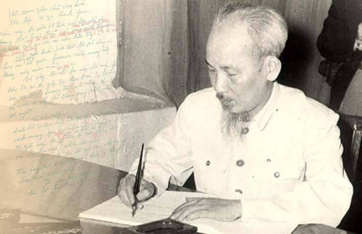 Bức ảnh về Chủ tịch Hồ Chí Minh gây ấn tượng với độc giả bởi dòng chữ “Người chiến thắng” và “Điều gì tiếp theo ở châu Á?”.