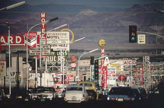 Khung cảnh sầm uất, náo nhiệt tại Las Vegas, Nevada tháng 5/1972.