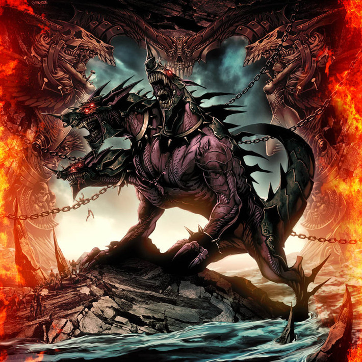 Trong đó, con chó ba đầu Cerberus của thần Hades làm nhiệm vụ canh giữ cổng địa ngục không cho ai ra vào.