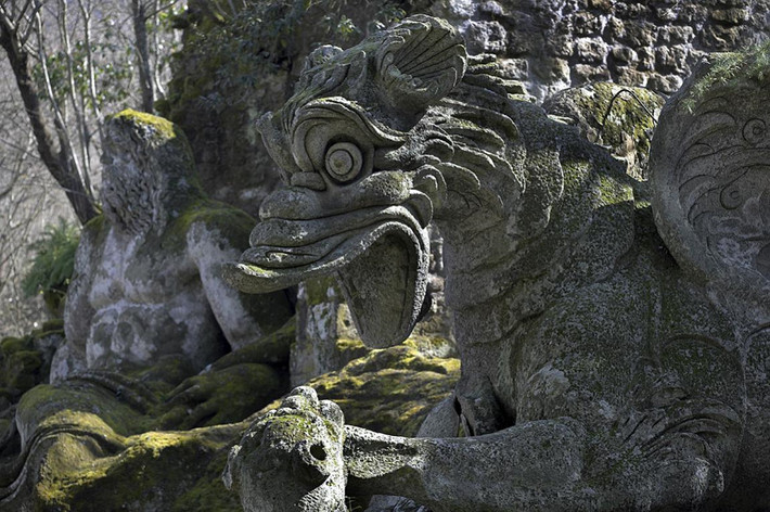 Trong suốt thế kỷ 19 đến gần cuối thế kỷ 20, khu vườn Bomarzo bị lãng quên và bị bỏ hoang phế.