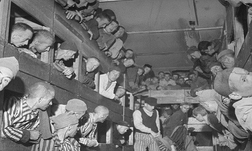 Những tù nhân sống trong trại Dachau phải đối mặt với nạn đói, bệnh tật.
