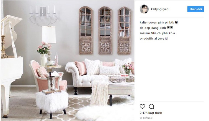 Dù không thường xuyên cập nhật thông tin trên các trang mạng xã hội như Facebook hay Instagram, cũng như khá kín tiếng trong chuyện đời tư nhưng quan sát cảnh hậu trường trong một số bức ảnh được Kaity Nguyễn chia sẻ mới đây, nhiều người dự đoán cô nàng sống trong một gia đình khá giả.