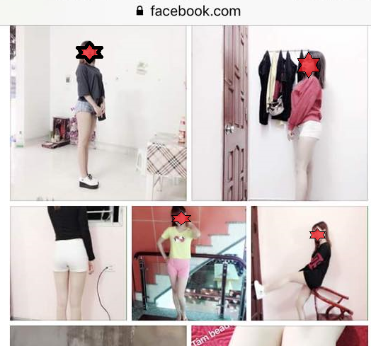 Hình ảnh hot girl bị tố ở bẩn được đính kèm trong bài chia sẻ của L.Tôm's.