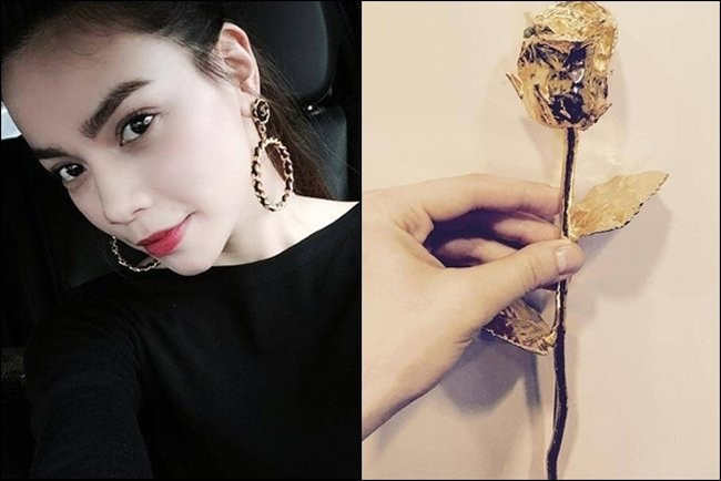 Nhan sắc Hồ Ngọc Hà sau khi chia tay Quốc Cường và hẹn hò đại gia kim cương. Thời điểm đầu năm 2016, cô thường xuyên đăng tải những hình ảnh món quà xa xỉ.