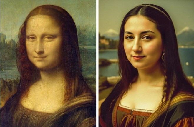 Dựa trên bức tranh Mona Lisa, các chuyên gia dùng AI phục dựng gương mặt một trong những người phụ nữ nổi tiếng nhất giới hội họa. Khi xem ảnh, nhiều người bất ngờ trước dung mạo phục dựng xinh đẹp, ngũ quan hài hòa của nàng Mona Lisa.