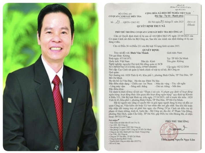 Ông Đinh Văn Thành, nguyên Chủ tịch HĐQT Ngân hàng SCB đã giúp sức tích cực cho bà Trương Mỹ Lan trong việc lập hồ sơ vay vốn khống, rút tiền của Ngân hàng SCB gây hậu quả thiệt hại đặc biệt lớn. Ông Thành đã đồng ý cho 268 khách hàng là các cá nhân, pháp nhân thuộc hệ sinh thái Vạn Thịnh Phát vay 479 khoản. Tính đến ngày 17/10/2022, dư nợ của nhóm khách trên là hơn 422.000 tỷ đồng. Hành vi của ông Thành gây thiệt hại số tiền 99.000 tỷ đồng.