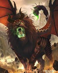 Khác với nhiều loài động vật, quái vật Manticore có tới 3 hàm rằng vô cùng chắc khỏe và sắc nhọn.