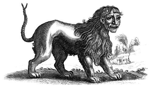 Đuôi của quái vật Manticore còn có những chiếc gai chứa đầy nọc độc. Con mồi nào trúng độc của nó đều có nguy cơ mất mạng nhanh chóng.