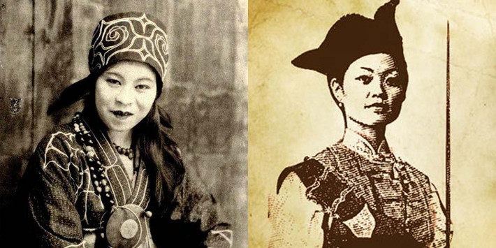 Chính tại chốn làng chơi này, Ching Shih gặp hải tặc Cheng I vào năm 1801. Gã cướp biển này là chỉ huy đội cướp biển có tên Hạm đội Cờ đỏ. Y đem lòng yêu kỹ nữ nên bỏ tiền chuộc thân cho bà. Sau đó, hai người trở thành vợ chồng.