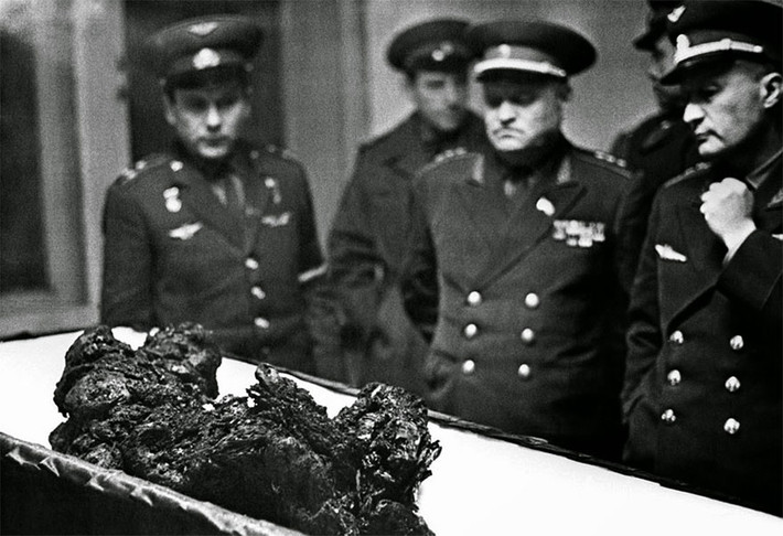 Thi hài phi hành gia Liên Xô Vladimir Komarov cháy xem đến mức không thể nhận ra khi thực hiện sứ mệnh không gian năm 1967. Phi hành gia Komarov tử vong sau khi tàu du hành vũ trụ Soyuz-1 gặp phải sự cố lao xuống mặt đất với vận tốc rất lớn là 50m/s và hệ thống dù hãm không hoạt động. Vụ việc khiến Đại tá Không quân Liên Xô Vladimir Komarov tử nạn.