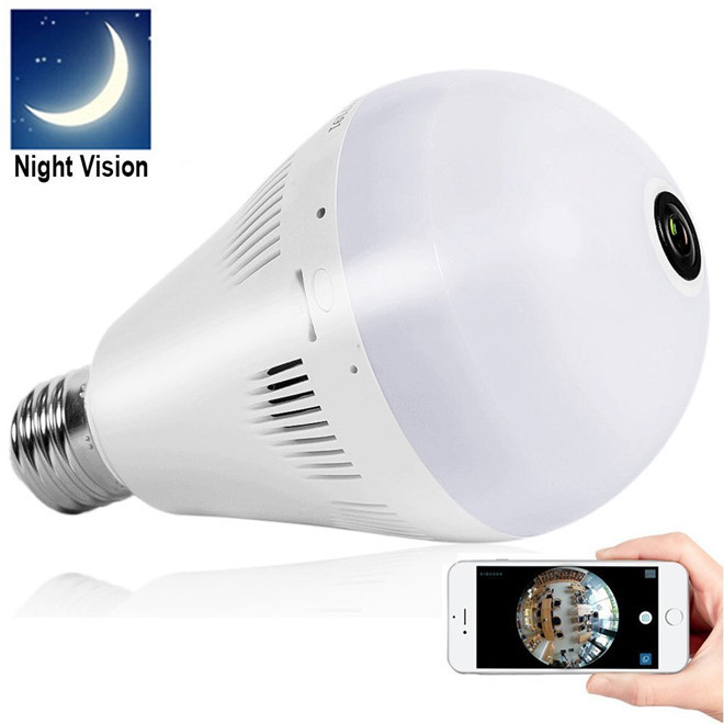 Sẽ chẳng ai nghĩ rằng chiếc bóng điện chiếu sáng Bellcam lại là camera an ninh ngụy trang. Thiết bị có thể kết nối không dây, ghi hình ban đêm, phát hiện chuyển động và được trang bị ống kính mắt cá 360 độ cho khả năng quan sát toàn cảnh. Sản phẩm được bán trên Amazon với giá 139,99 USD.