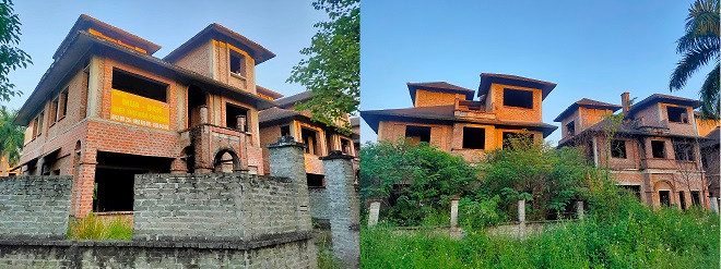 Đơn cử, một căn biệt thự đơn lập 310m2 tại Khu biệt thự Hoa Phượng đã được xây dựng xong phần thô 3 tầng, đang được rao bán hơn 23 tỷ đồng, tương đương gần 74 triệu đồng/m2. Căn biệt thự diện tích 410m2 đang được rao bán với giá gần 30 tỷ đồng.