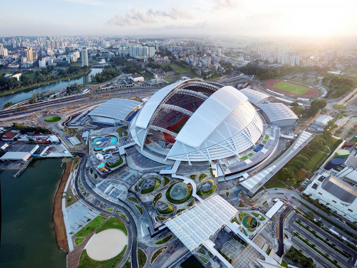 Sân vận động Sport Hub của Singapore.