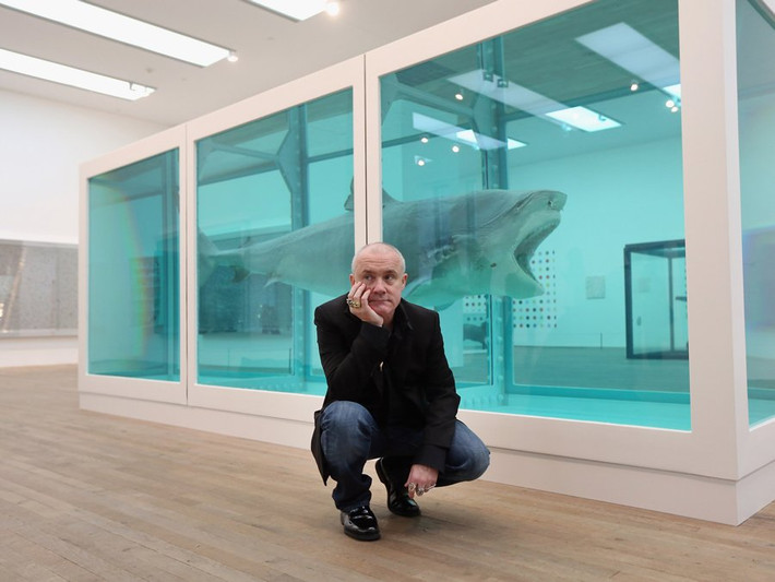 Steve Cohen còn mua một xác ướp cá mập dài hơn 4 m, đây là một tác phẩm của nghệ sĩ Damien Hirst. Cohen đã mất 8 triệu USD mới mang được con cá này về nhà.